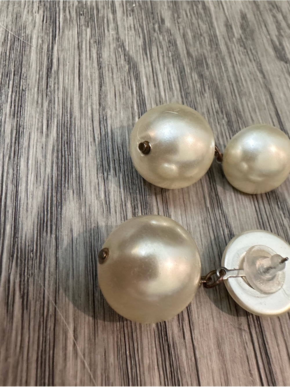 Vintage Classic Ivory Pearl Drop Earrings